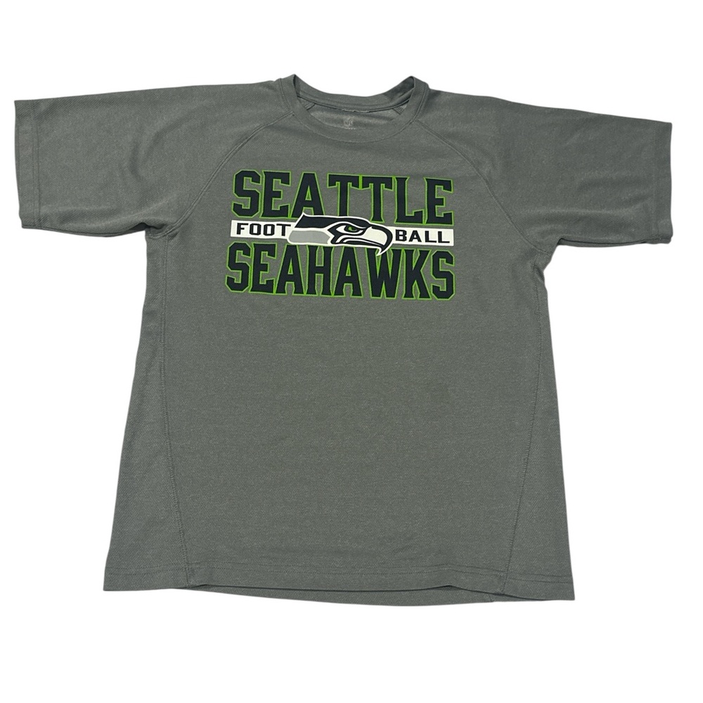 NFL Gray Seattle Seahawks Shirt with Green Accents‎